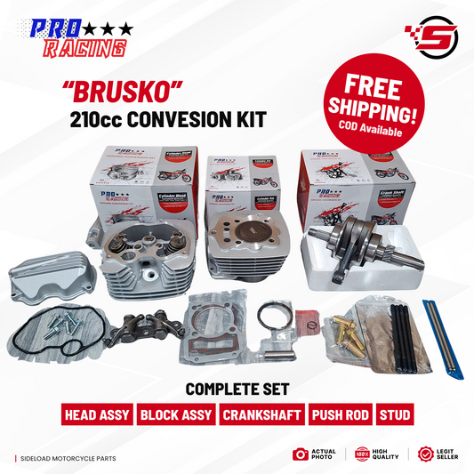 210cc Conversion Kit Brusko - TMX 155 125, Rusi, Skygo, Euro, Motoposh, etc. - Pro Racing (FREE Shipping)