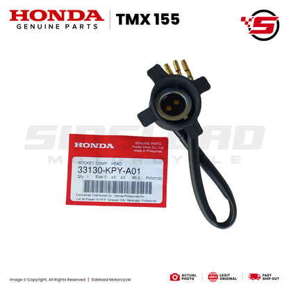 Socket Component, Headlight - TMX 155 - Honda Genuine (33130-KPY-A01)