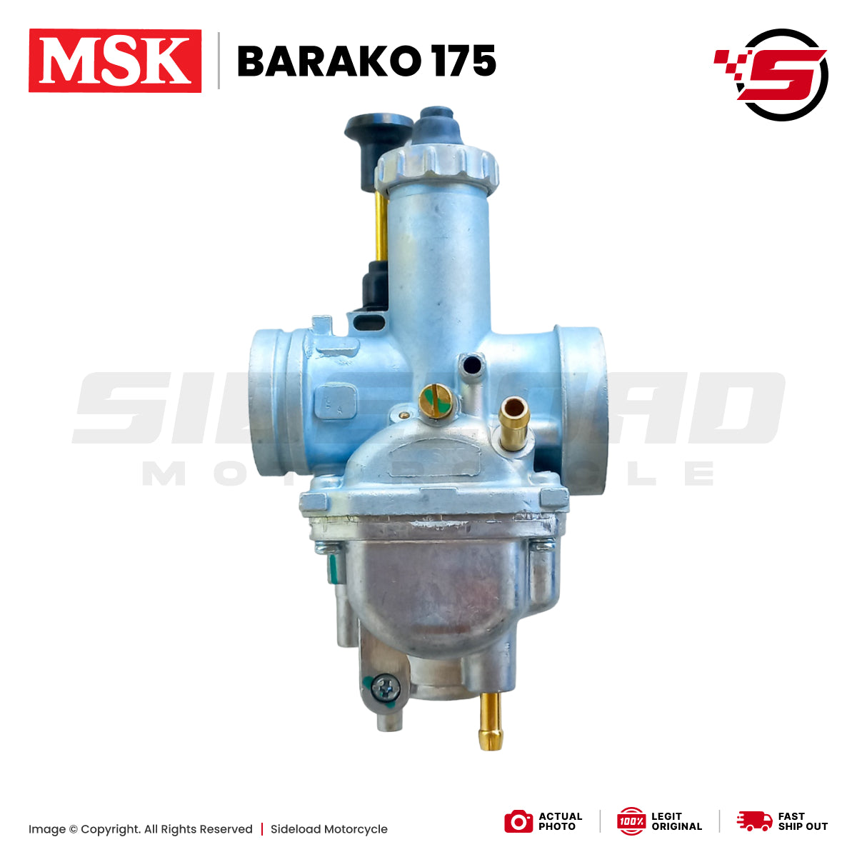 Carburetor - Barako 175 - MSK