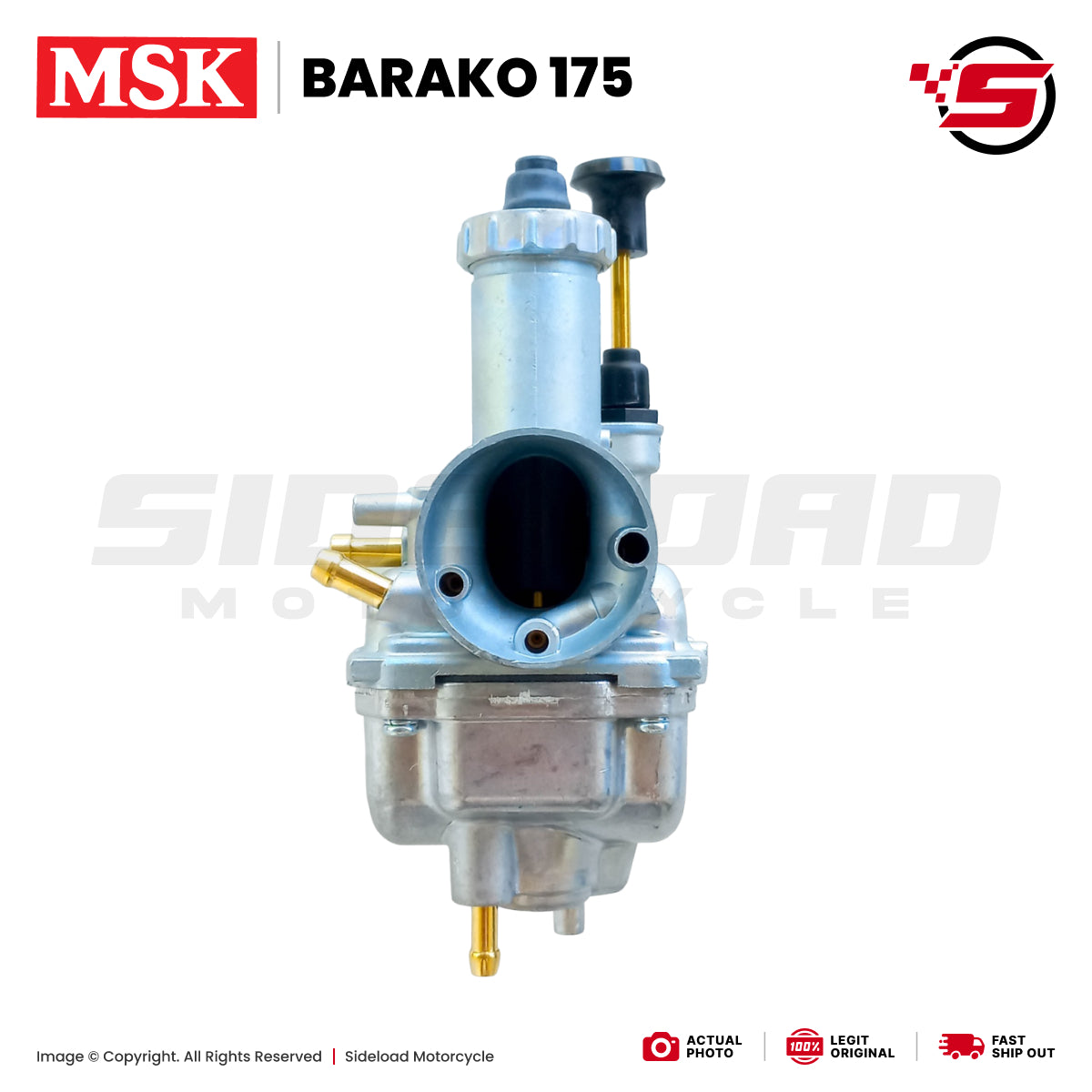 Carburetor - Barako 175 - MSK