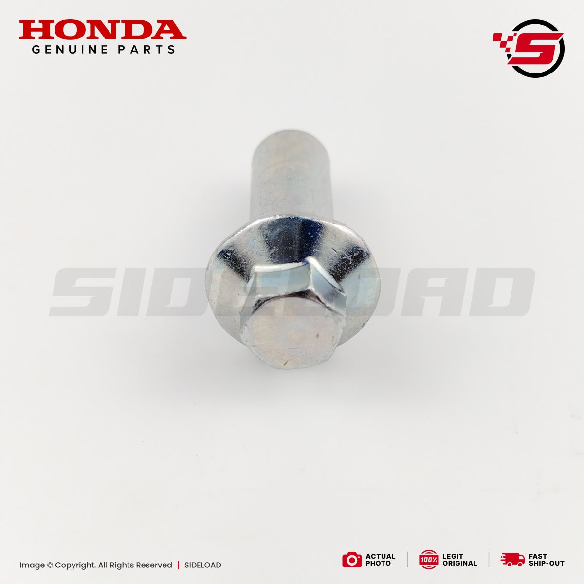 Nut, Cylinder Head - TMX 155 - Honda Genuine (90306-397-000)