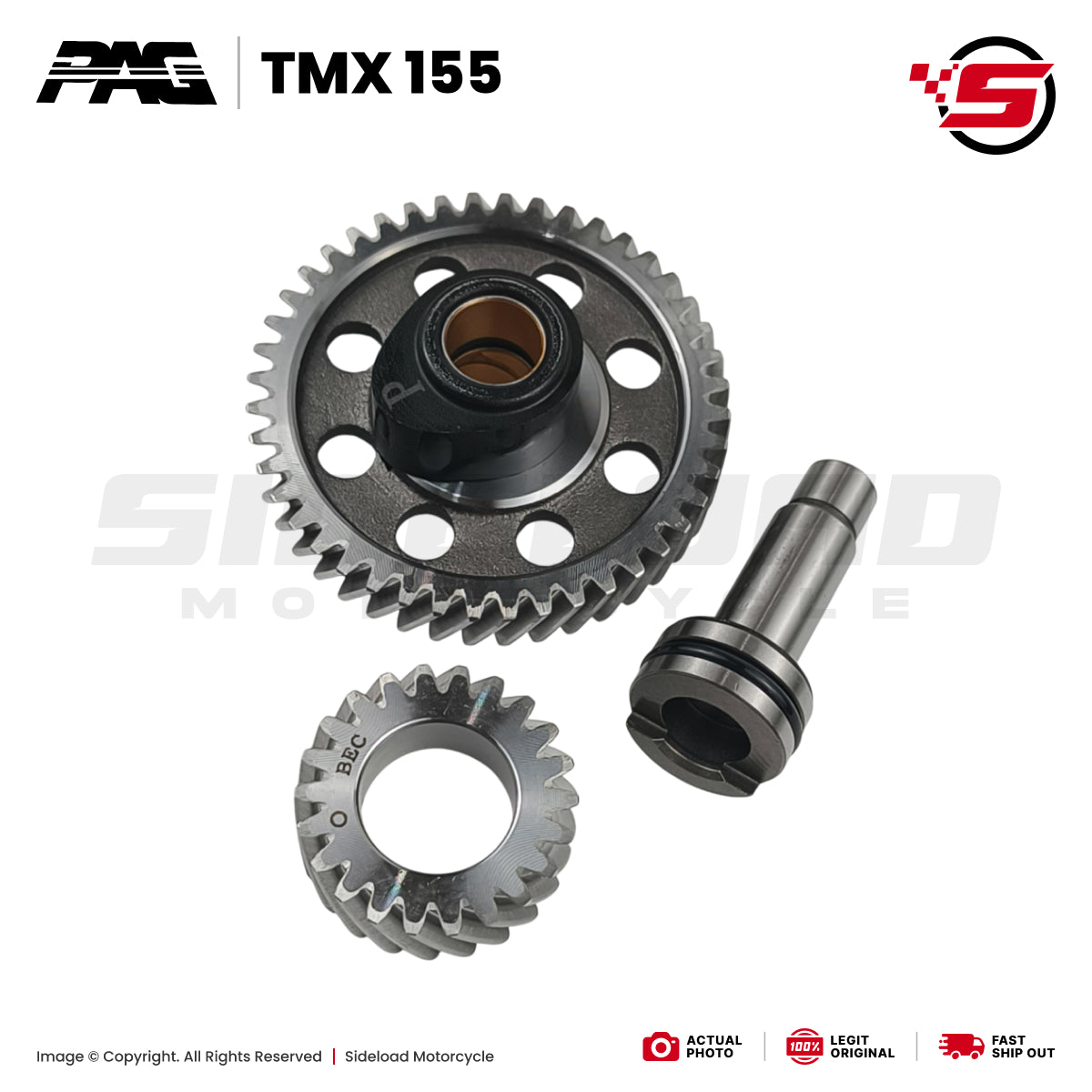Timing Gear Assembly - TMX 155 (L) - PAG