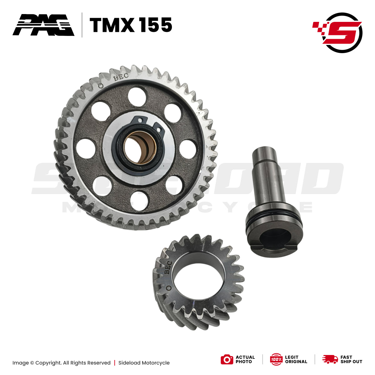 Timing Gear Assembly - TMX 155 (L) - PAG
