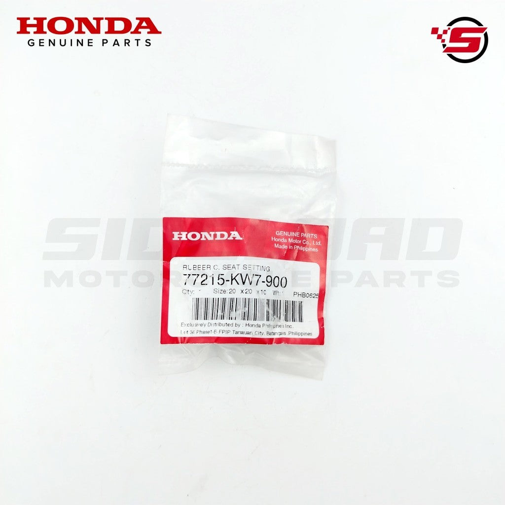 Rubber C, Seat Setting - Click 125i - Honda Genuine (77215-KW7-900)