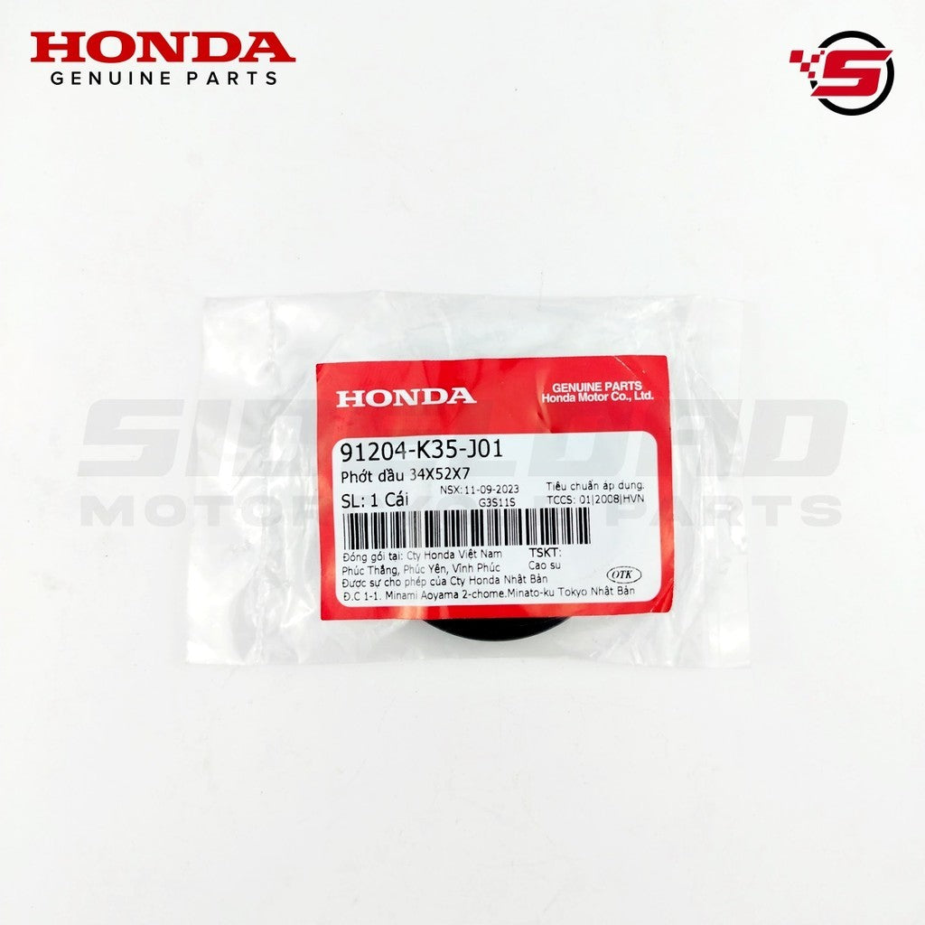 Oil Seal, 34-52-7 (Rear Wheel Shaft Axle) - Click 125i - Honda Genuine (91204-K35-J01)