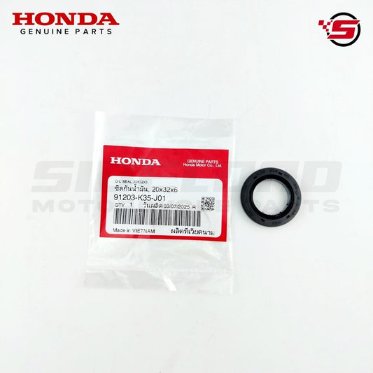 Oil Seal, 20-32-6 (Torque Drive Shaft) - Click 125i - Honda Genuine (91203-K35-J01)