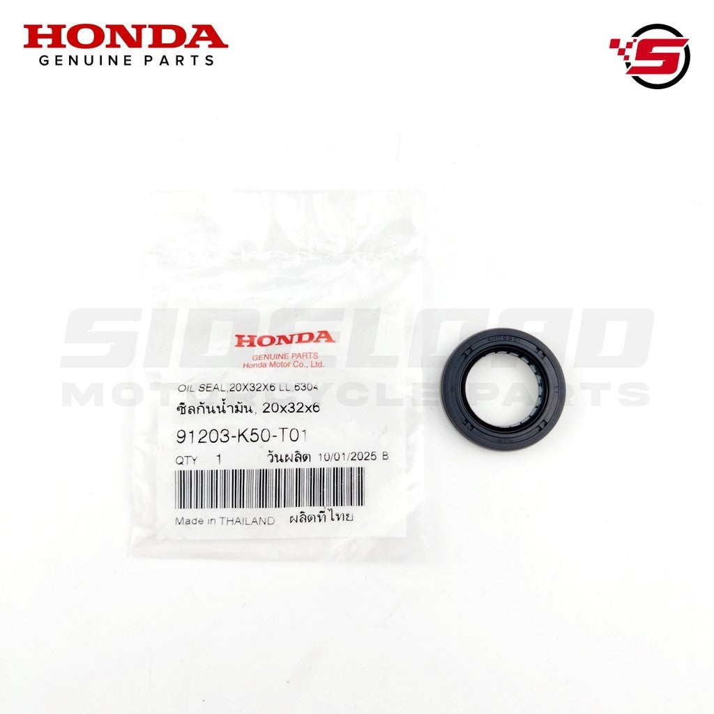 Oil Seal, 20-32-6 (Torque Drive Shaft) - Click 125i - Honda Genuine (91203-K50-T01)