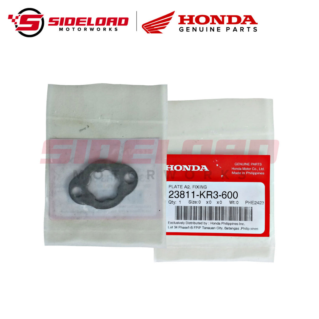 Plate A2, Fixing - TMX, XR, Supremo - Honda Genuine (23811-KR3-600)