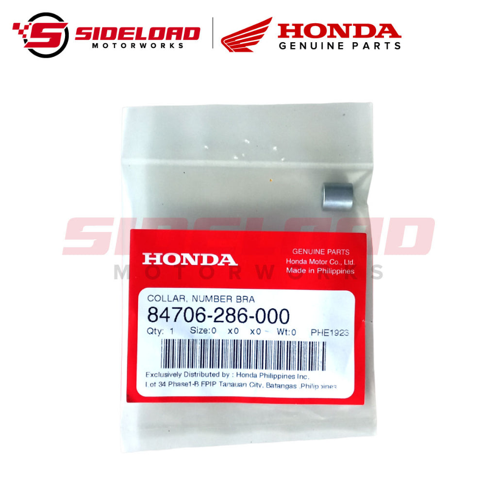 Collar, Number Bracket Setting - TMX 155 - Honda Genuine (84706-286-000)