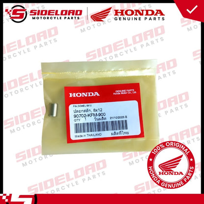 Dowel Pin, 8x12 - Universal - Honda Genuine (90702-KFM-900)