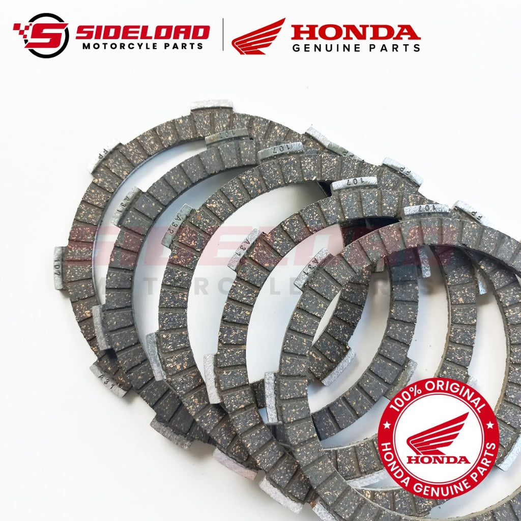 Disk, Clutch Lining/Friction - 1 Set (5 pcs.) - TMX 155 125 Alpha - Honda Genuine (22201-166-000)