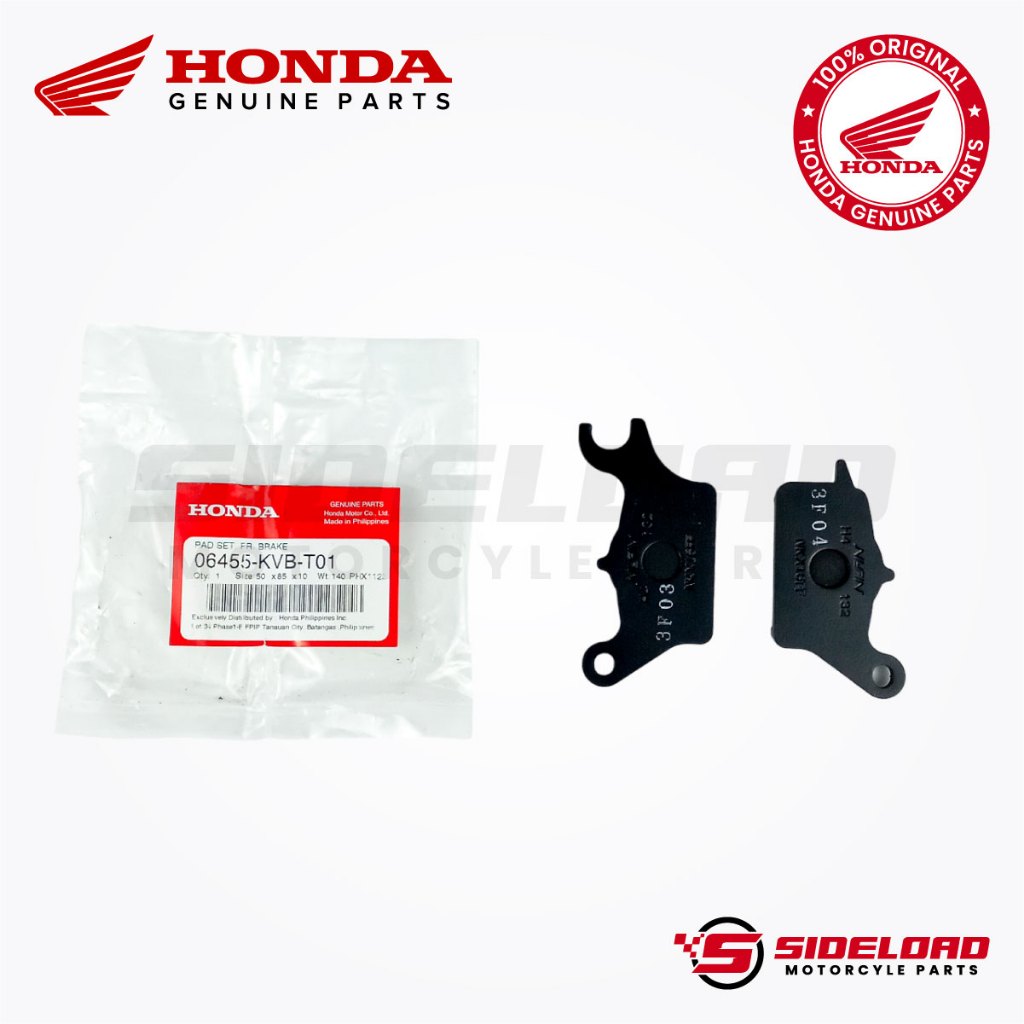 Pad Set, Front Brake - Click 125i 150i / Beat Fi - Honda Genuine (06455-KVB-T01)