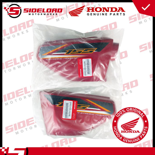 Side Cover - Asero - Red (L&R) - TMX 155 - Honda Genuine (83520/83620-KB5-950ZB)