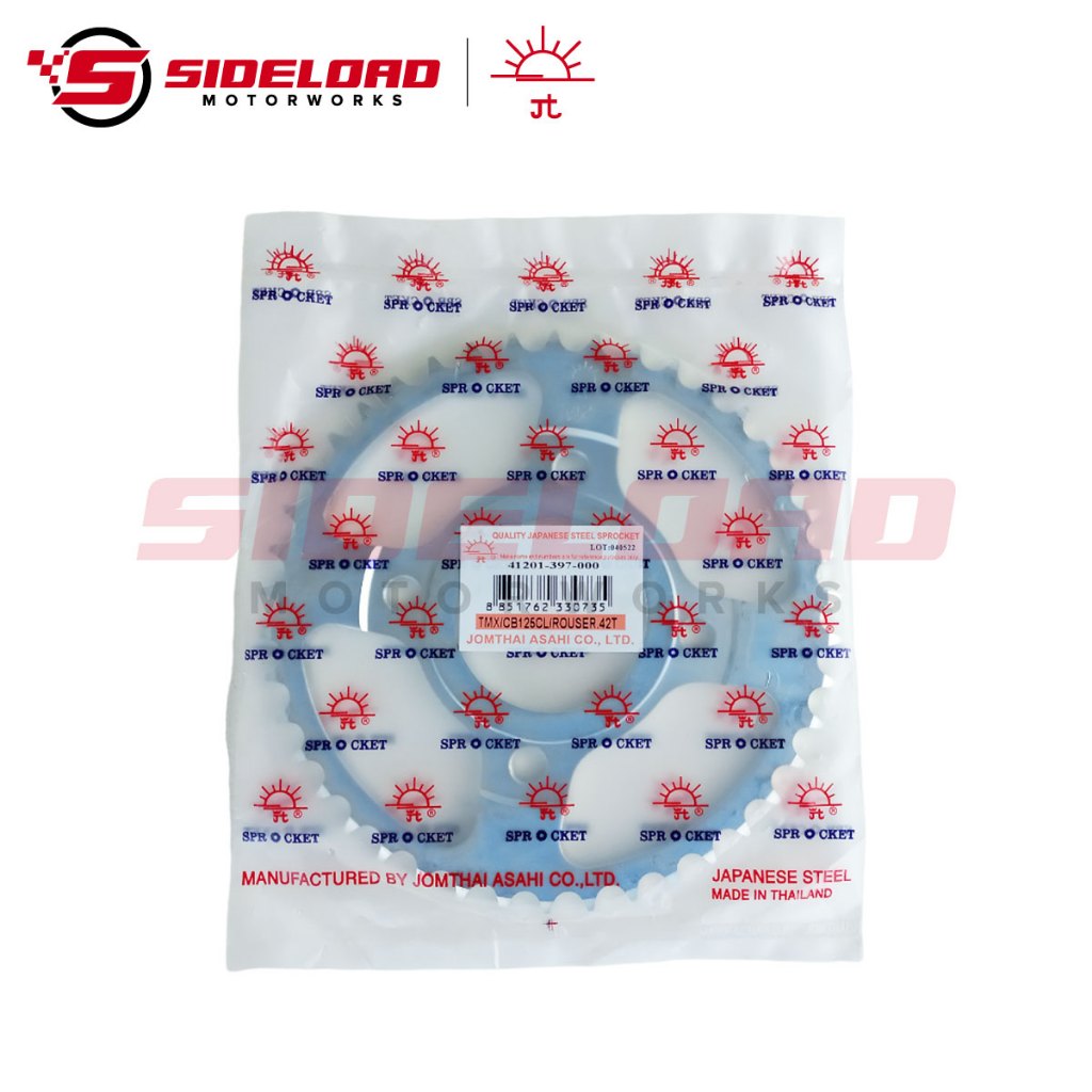 42T, Rear Sprocket - TMX - JT Jomthai Asahi