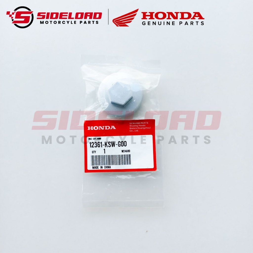 Cap, Drain Plug - TMX 125 Alpha - Honda Genuine (12361-KSW-G00)