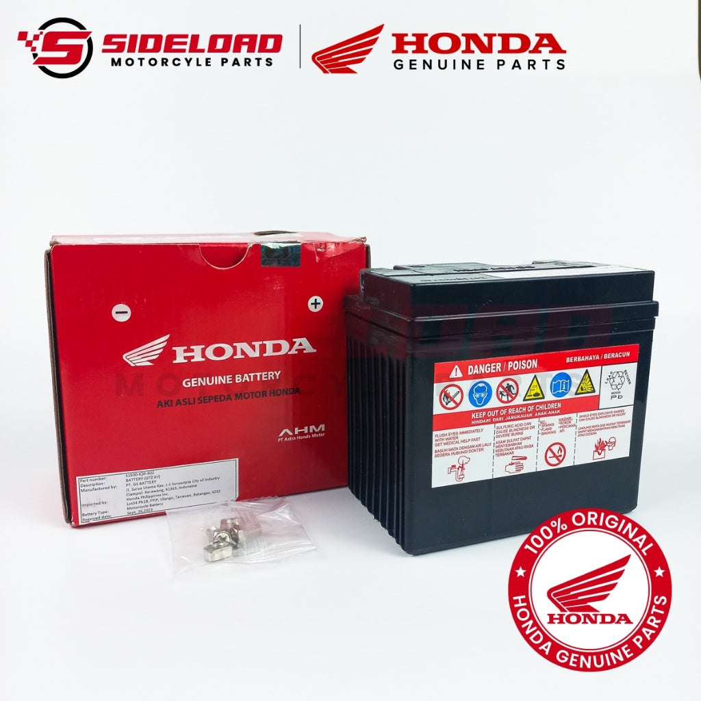 Battery (GTZ6V) (GS YUASA) - Click 125i - Honda Genuine (31500-KZR-602)