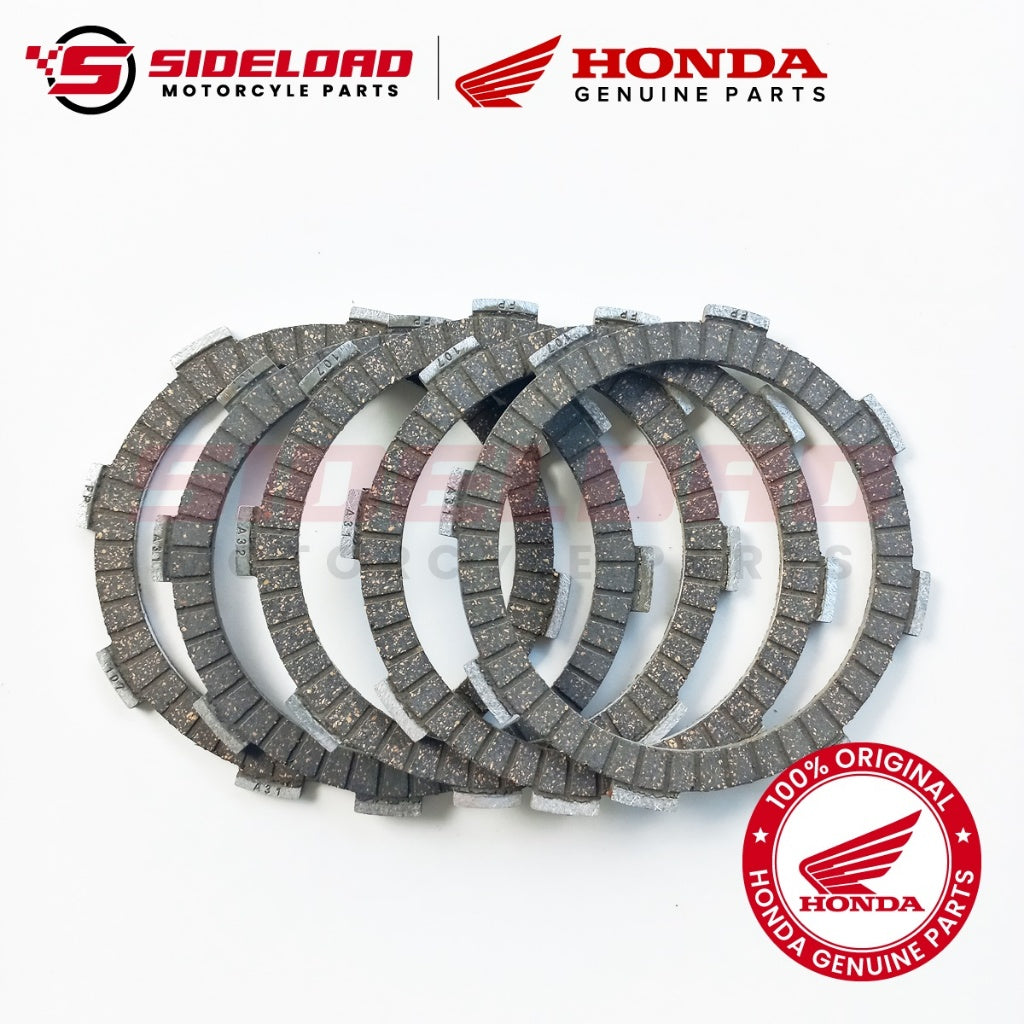 Disk, Clutch Lining/Friction - 1 Set (5 pcs.) - TMX 155 125 Alpha - Honda Genuine (22201-166-000)