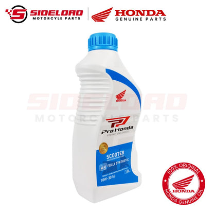 Engine Oil 4T SL 10W30 MB Fully Synthetic (Scooter Oil) - Blue (1L) - Honda Genuine