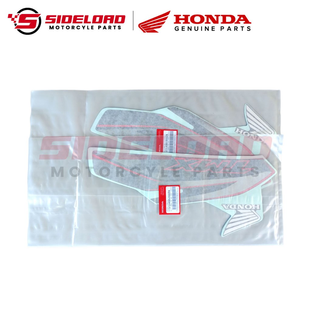 Sticker/Decals - Tank (L&R) - Black - Asero - TMX 155 - Honda Genuine ...