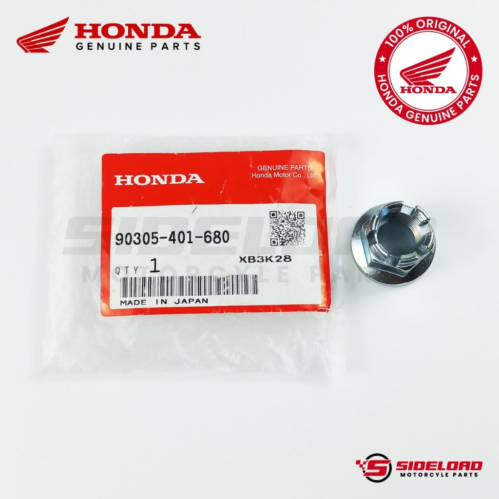 Nut, Wheel Axle, 14mm - TMX 155 - Honda Genuine (90305-401-680)