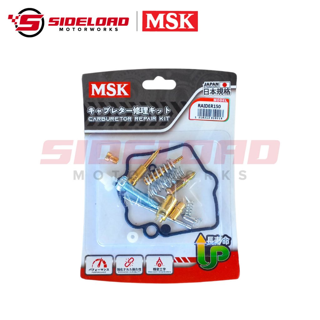 MSK Carburetor Repair Kit (High Quality) - TMX, Supremo, Wave, Raider, Smash, Mio etc.