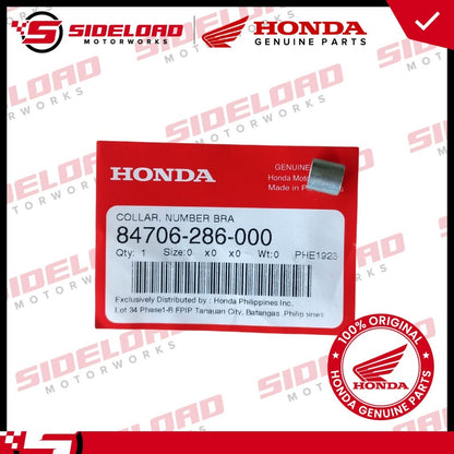 Collar, Number Bracket Setting - TMX 155 - Honda Genuine (84706-286-000)