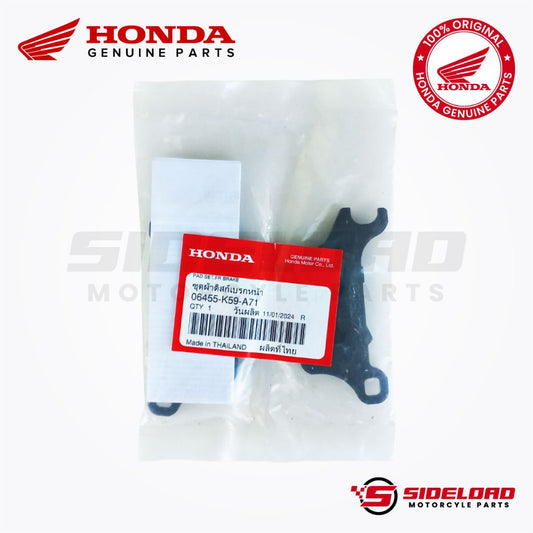 Pad Set, Front Brake - Click 125i - Honda Genuine (06455-K59-A71)