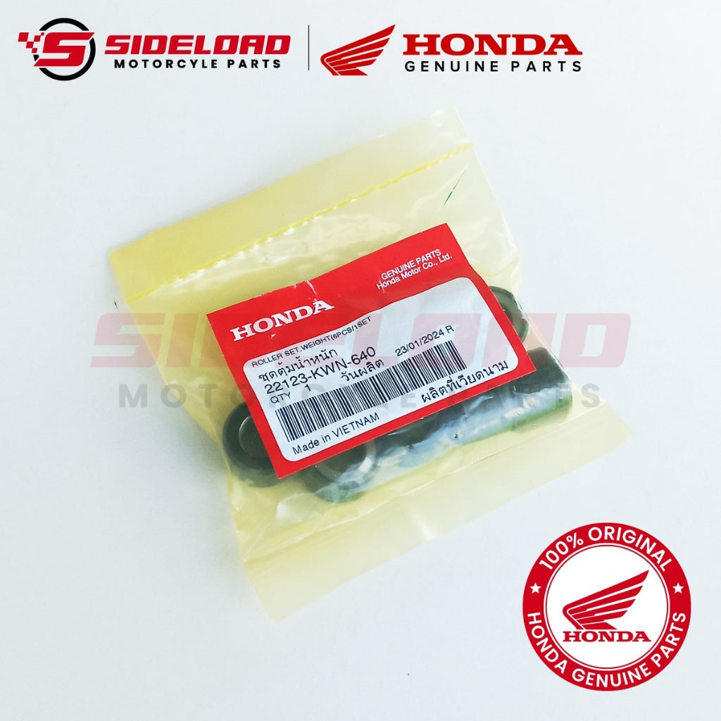 Roller Set, Weight - Click 125i - Honda Genuine (22123-KWN-640)