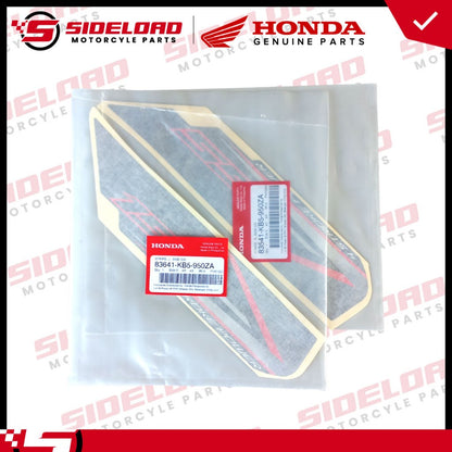 Sticker/Decals - Side Cover - Black - Asero (L&R) - TMX 155 - Honda Genuine