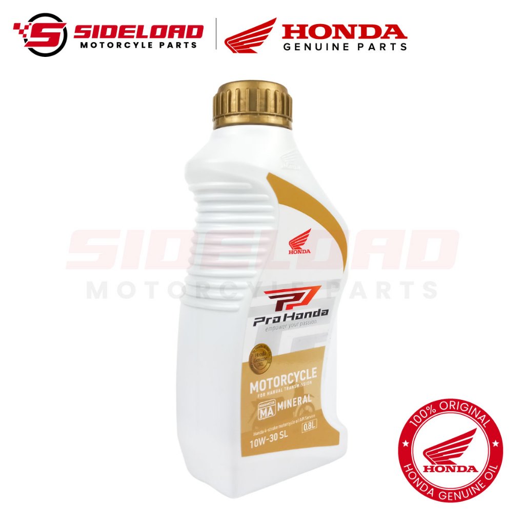 Engine Oil 4T SL 10W30 MA - Gold (800ml & 1L) - Honda Genuine