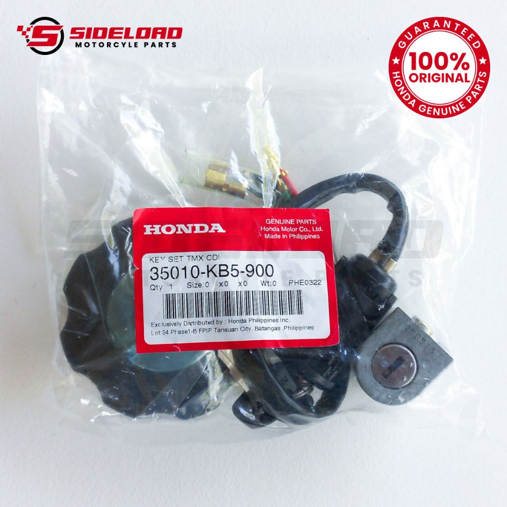 Key Set - TMX 155 - Honda Genuine (35010-KB5-900) – Sideload Motorcycle