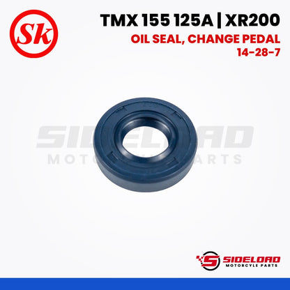 Oil Seal, Change Pedal (14-28-7) - TMX 155 125 Alpha / XR200 - SK (91206-286-013)