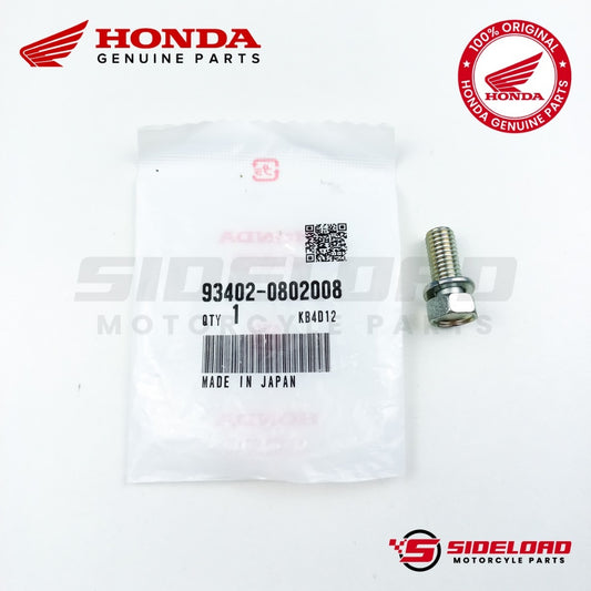 Bolt-Washer, 8X20 (Step Bar) - TMX 155 / Universal - Honda Genuine (93402-08020-08)