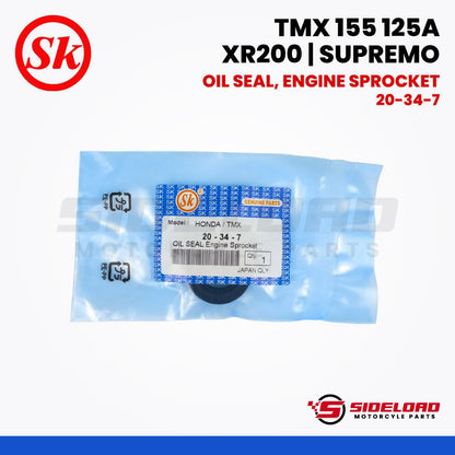 Oil Seal, Engine Sprocket (20-34-7) - TMX 155 125 Alpha / XR200 / Supremo - SK (91201-030-033)