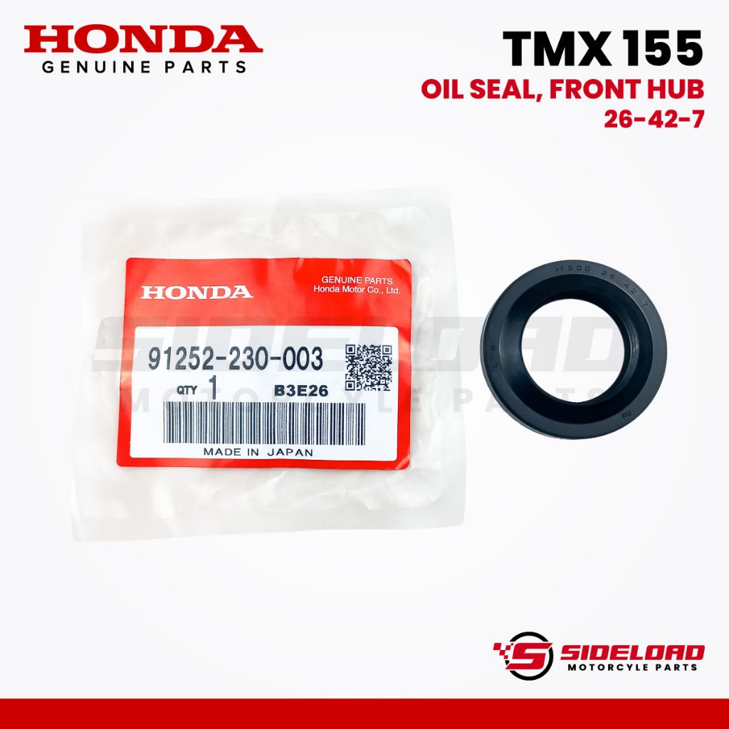 Oil Seal, 26x42x7 (Hub Front) - TMX 155 - Honda Genuine (91252-230-003)