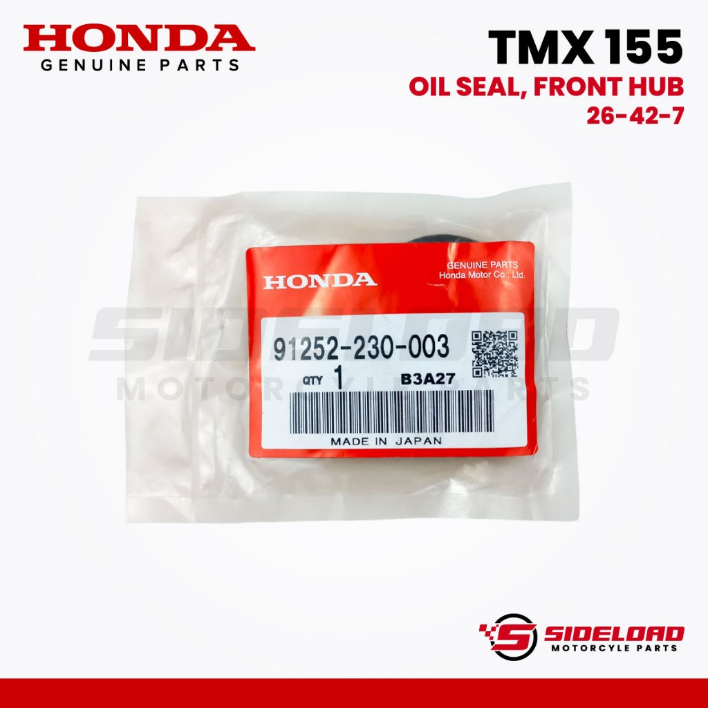 Oil Seal, 26x42x7 (Hub Front) - TMX 155 - Honda Genuine (91252-230-003)