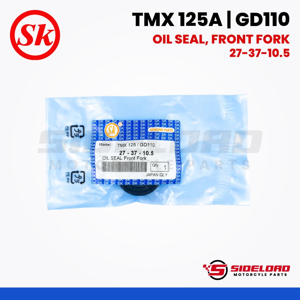 Oil Seal, Front Fork (27-37-10.5) - TMX 125 Alpha / GD110 - SK