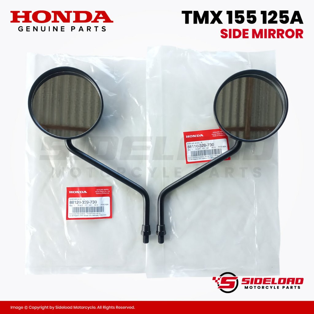 Side Mirror (L&R) - TMX 155 - Honda Genuine (88110/88120-329-730)