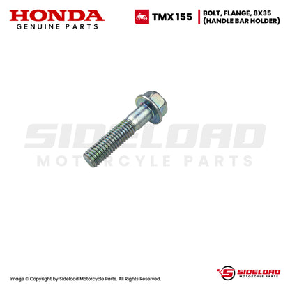 Bolt, Flange, 8x35 (Handle Bar Holder) - TMX 155 / Universal - Honda Genuine (95801-08035-00)