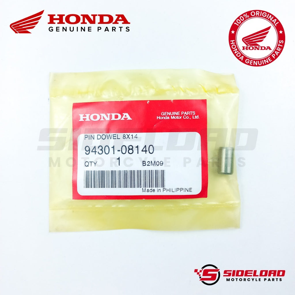 Dowel Pin, 8x14 (Crankcase Cover) - TMX / Click / PCX / ADV / etc. - Honda Genuine (94301-08140)