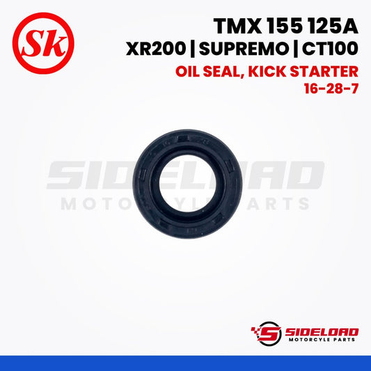 Oil Seal, Kick Starter (16-28-7) - TMX 155 125 Alpha / XR200 / Supremo / CT100 - SK (91204-259-003)