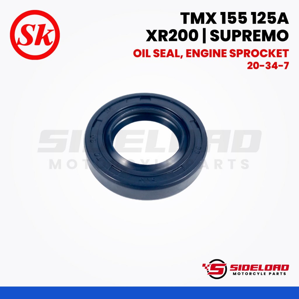 Oil Seal, Engine Sprocket (20-34-7) - TMX 155 125 Alpha / XR200 / Supremo - SK (91201-030-033)