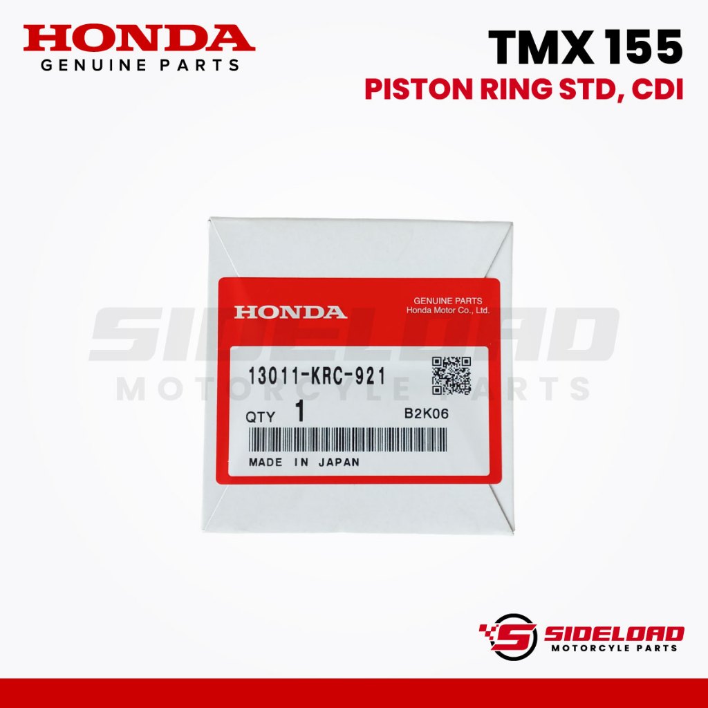 Piston Ring STD, CDI - TMX 155 - Honda Genuine (13011-KRC-921)