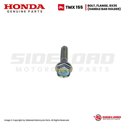 Bolt, Flange, 8x35 (Handle Bar Holder) - TMX 155 / Universal - Honda Genuine (95801-08035-00)