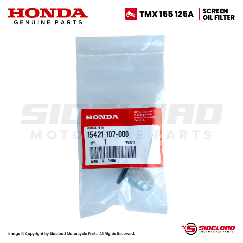 Screen, Oil Filter - TMX 155 - Honda Genuine (15421-107-000)