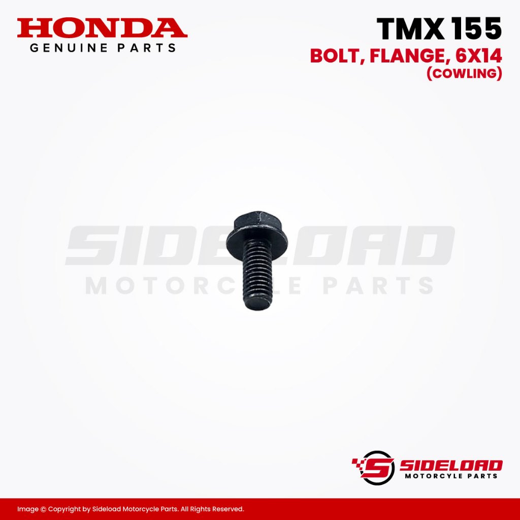 Bolt, Flange, 6x14 (Cowling) - TMX 155 - Honda Genuine (95701-06014-07)