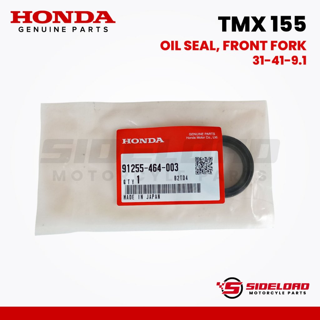 Oil Seal, Front Fork (31-41-9.1) - TMX 155 - Honda Genuine (91255-464-003)