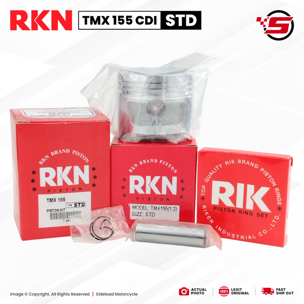 Loaded Rkn Piston Kit - STD - TMX 155 - RKN – Sideload Motorcycle