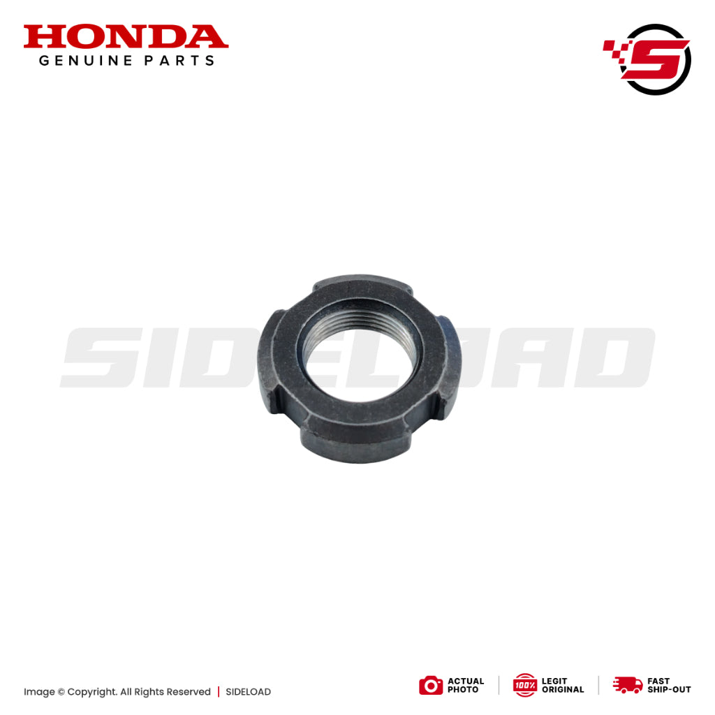 Nut, Lock, 16mm - TMX 155, XR200 - Honda Genuine (90231-KCS-651)