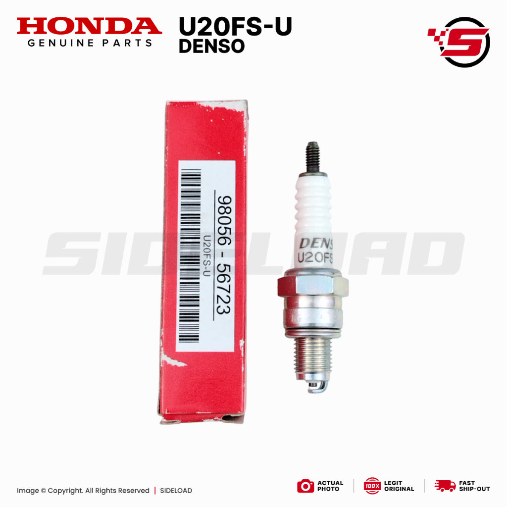 Plug, Spark (U20FS-U) (Denso) - Wave 100 110, XRM 110, Bravo - Honda Genuine (98056-56723)